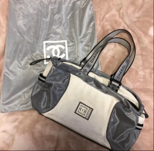 CHANEL／シャネル　スポーツ　ボストンバッグ　保存袋　カードあり