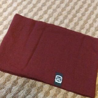 ウールガーゼ（ボルドー）のスヌードの画像