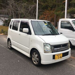 スズキ　ワゴンR　自社ローン可能　MH21S　車検ながーい　令和4年8月まで　純正アルミ　タイヤ交換バリ山　タイミングチェーン　売り切りの画像