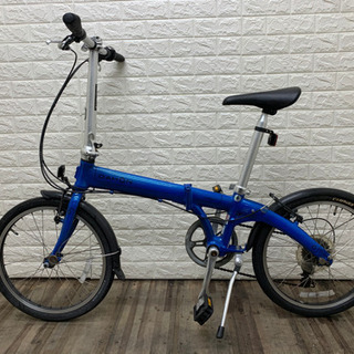 DAHON折りたたみ自転車 青 折りたたみ自転車 Farout ファーラウト Smoke Blue FOT140 [14インチ