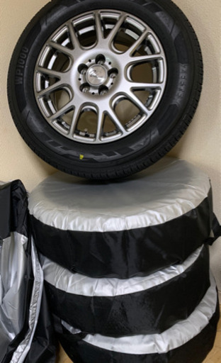 値下げしました。新品未使用スタットレスタイヤ(ホイール付き)