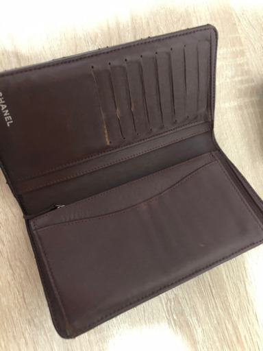 CHANEL マトラッセ 二つ折り長財布