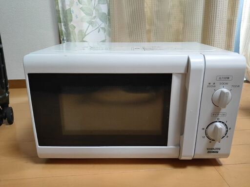 [山善] 電子レンジ MRB-207 中古品 使用2～3ヶ月