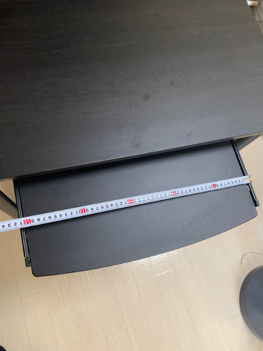 pcデスク　スリム　幅80  キーボードスライド付き