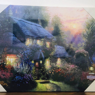 LEDライト額縁無風景画 インテリア ウォールアート キャンバス画6番