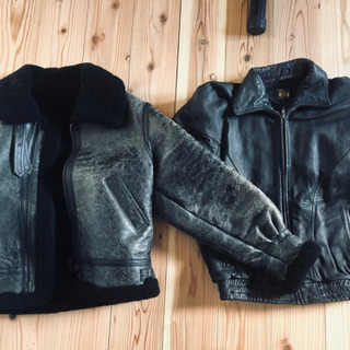 メンズアウターお話し中の画像