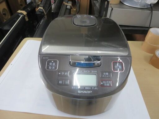 シャープ　KS-S10J-S 炊飯器5合炊き　2017年製
