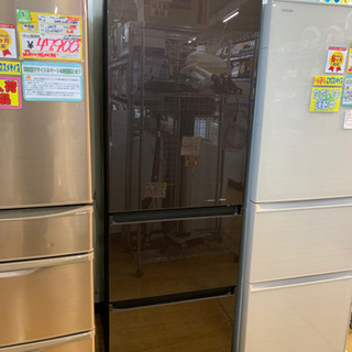 1/28 値下げ! 極美品 2019年製 Panasonic 365L冷蔵庫 ガラス扉 ECONAVI NR-