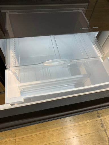 1/28 値下げ! 極美品 2019年製 Panasonic 365L冷蔵庫 ガラス扉 ECONAVI NR-C370GC-T パナソ