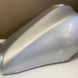 (*^▽^)/★YAMAHA・DY50タンク★シルバー塗装★の画像