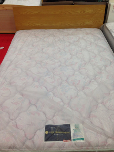 取りに来れる方限定！ 無印良品のダブルベッドです！