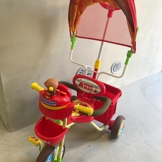 【取引予定者確定】アンパンマン三輪車