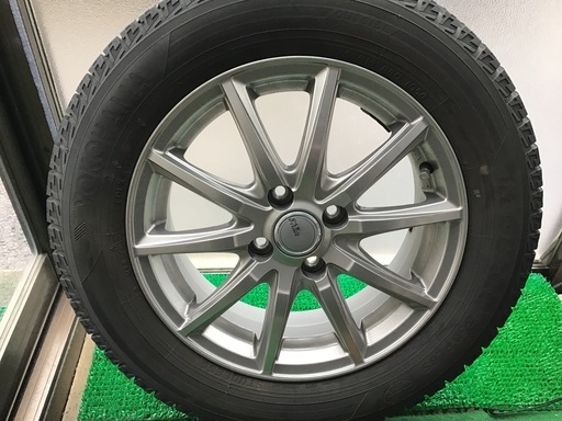 185/65R15+ｱﾙﾐのｽﾀｯﾄﾞﾚｽｾｯﾄです。