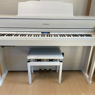 【決まりました】ローランド電子ピアノHP605GP MW 木製鍵...