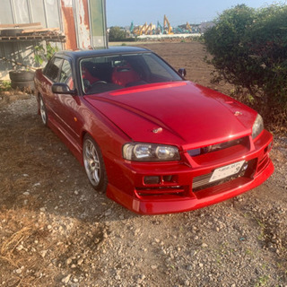 er34 スカイライン　4DR SRエンジン換装
