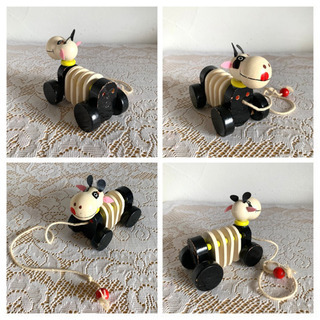 知育玩具 木製 プルトイ ユニークなおもちゃの画像
