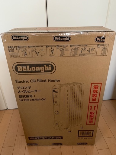 デロンギ　オイルヒーター　H770812EF-GY