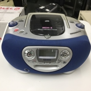 【まだまだ使える❗️】MD/CD ポータブルプレーヤー CASIO 