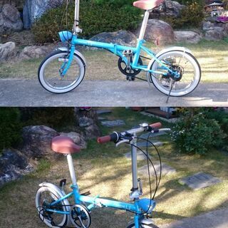 PANTONE 16インチ  6段 折り畳み自転車 中古