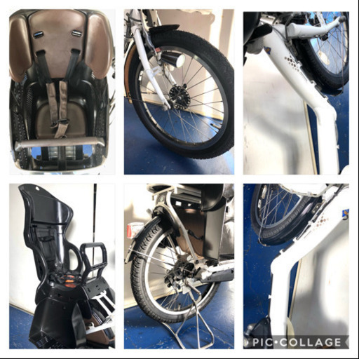 スーパーSALE 関東全域送料無料　ブリヂストン　アンジェリーノ　20インチ 3人乗り 8.9ah 電動自転車