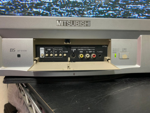無償です。三菱電機 28型ブラウン管テレビ 28T-D103S おまけ付き