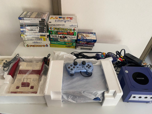 ファミコン本体PS2本体ゲームキューブ本体ソフト25本セット