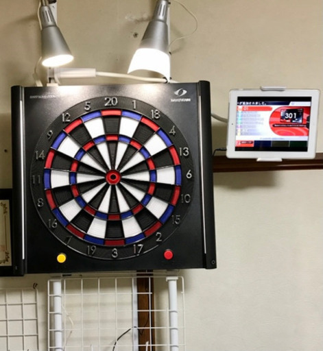 ダーツライブ 200s Dartslive200s スタンドモニター照明セット！