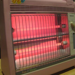 ナショナル　電気式ニコニコファンヒーター　FE-8A8　ピンク