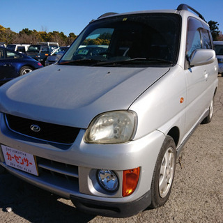 車検令和4年1月 h14年式 プレオ スーパーチャージャー機関良好 パドルシフト 低走行 激安軽自動車乗って帰れる♪ 支払総額5.8万円★★の画像