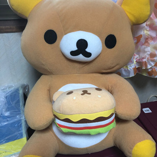 リラクマのぬいぐるみの画像