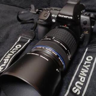 OLYMPUS超望遠ズームレンズ ZUIKO 70-300mm F4.0-5.6 オリンパス E-5とZUIKO DIGITAL70-300f4-5,6EDのセット