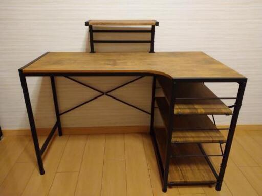 【美品】アンティーク風デスク w1100×d450