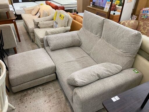 【愛品館 江戸川店】パイオニア　ワイドソファ　２Pソファ　ソファ　ID:156-008560-007　配送可　代引き配送可（代引きの場合は現金のみのお取り扱いになります）