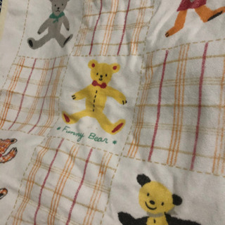 綿100% ベビー毛布 あげます ０円の画像