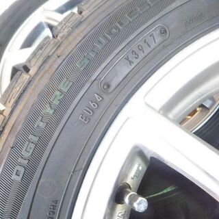 15インチ冬ソリオ デリカD2【富山市/手渡しもOK】シボレークルーズ スズキ Ｋｅｉケイ ハスラー タフト 165/65R15 中古/4本 PCD100の画像
