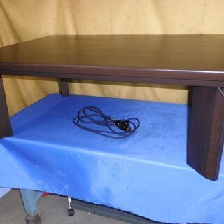 ニトリ 家具調こたつSPT2-105 DBR 長方形 動作確認　美品