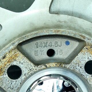 軽自動車用 スタッドレスタイヤ＋アルミホイール 4本セット 155 65R/14 の画像