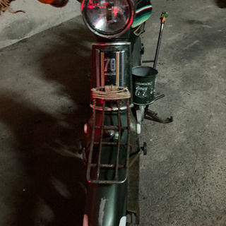 レストアベース　昭和　レトロ　旧車　７０　カモメ　カブ 6V  現状車