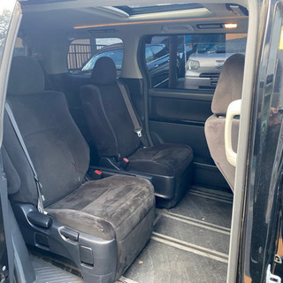 アルファードプラチナセレクション2タイプゴールドサンルーフ両側パワスラパワーバックドア修復無車検3年12月まで社外エアロ車高調の画像