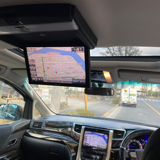 アルファードプラチナセレクション2タイプゴールドサンルーフ両側パワスラパワーバックドア修復無車検3年12月まで社外エアロ車高調の画像