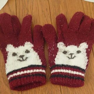 ○子供マフラー手袋もこもこサンダルの画像