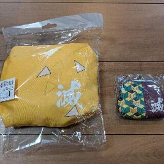 ☆新品未使用☆【折りたたみバッグ、がま口財布の２点セット】鬼滅好...