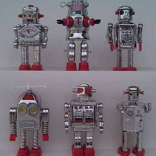 懐かしロボット TIN TOY ROBOTシリーズの中よりアトミックロボット((シークレット・メッキ)袋入・未開封・新品)ダイキャスト製◎の画像