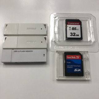【使用品5点】USBメモリー3個+SDカード2枚