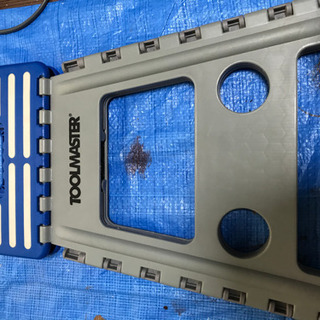 訳あり TOOLMASTER 折り畳み 踏み台 高さ39cm ブ...