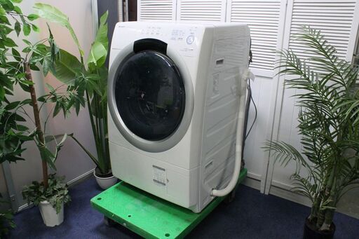 R2431) SHARP 中古 シャープ　コンパクトドラム式洗濯乾燥機　洗濯7kg/乾燥3.5kg　プラズマクラスター　ES-S7A-W 2016年製! 洗濯機 店頭取引大歓迎♪