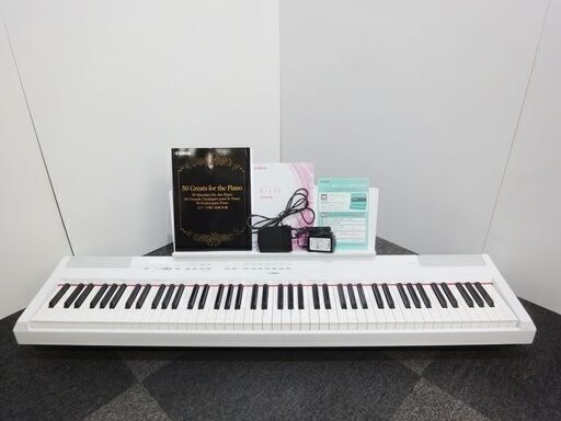 YAMAHA/ヤマハ　デジタルピアノ「P-115」　88鍵　2017年製　フットペダル付　ホワイト　電子ピアノ/キーボード/楽器　札幌北区太平　中古品