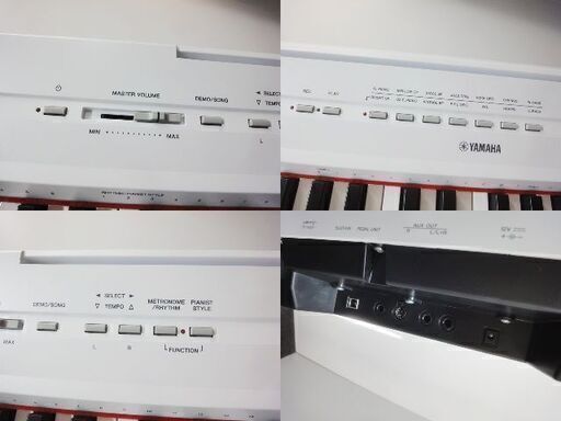 YAMAHA/ヤマハ　デジタルピアノ「P-115」　88鍵　2017年製　フットペダル付　ホワイト　電子ピアノ/キーボード/楽器　札幌