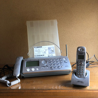 パナソニックの電話機　ファックス機能付き