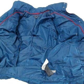 TOMMY トミーヒルフィガー レディース ダウンジャケット ブルー XS TP/XP 着用印象Mサイズ フェザー混 HILFIGER 冬 コート ジャンパー ウエスト細身  ☆ PayPay(ペイペイ)決済可能 ☆ 札幌市 豊平区 平岸 アウトレットモノハウスの画像